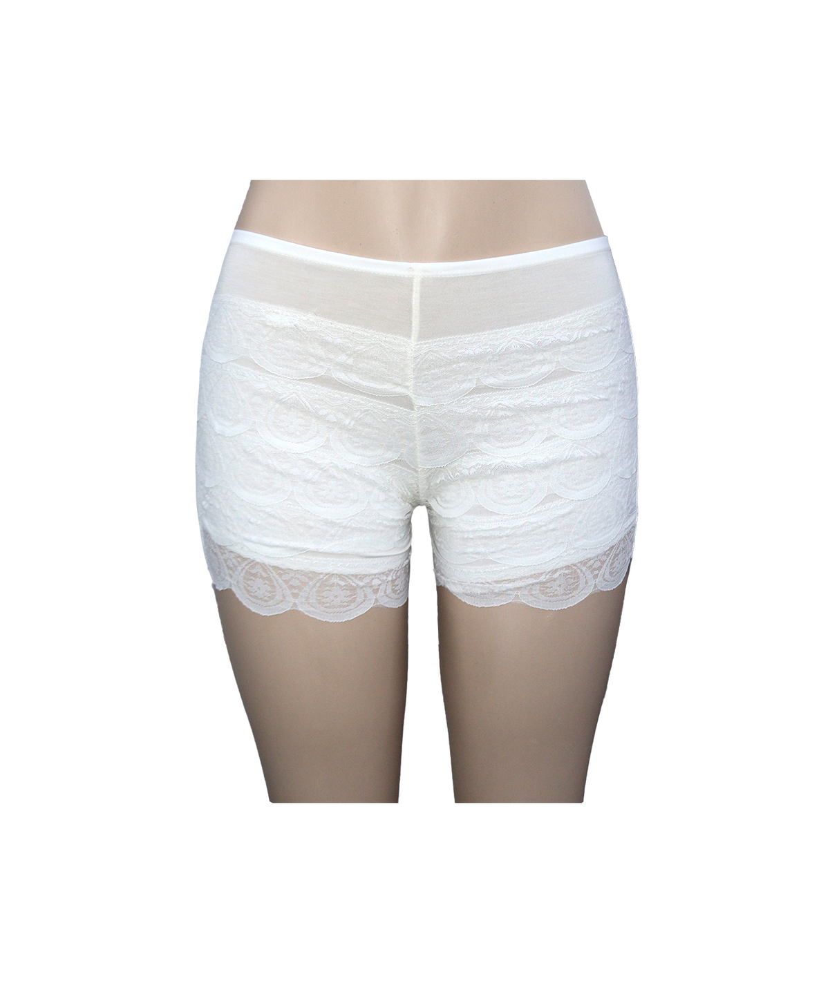 boxer panty frilly shorts blended cotton white free size