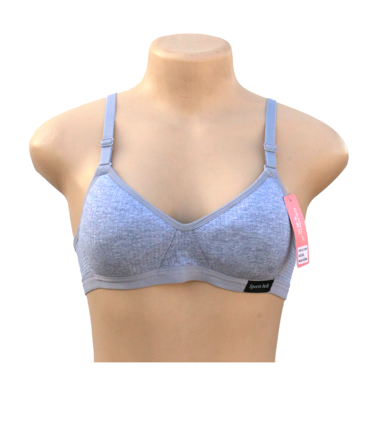 bra cotton light foam gray 1851