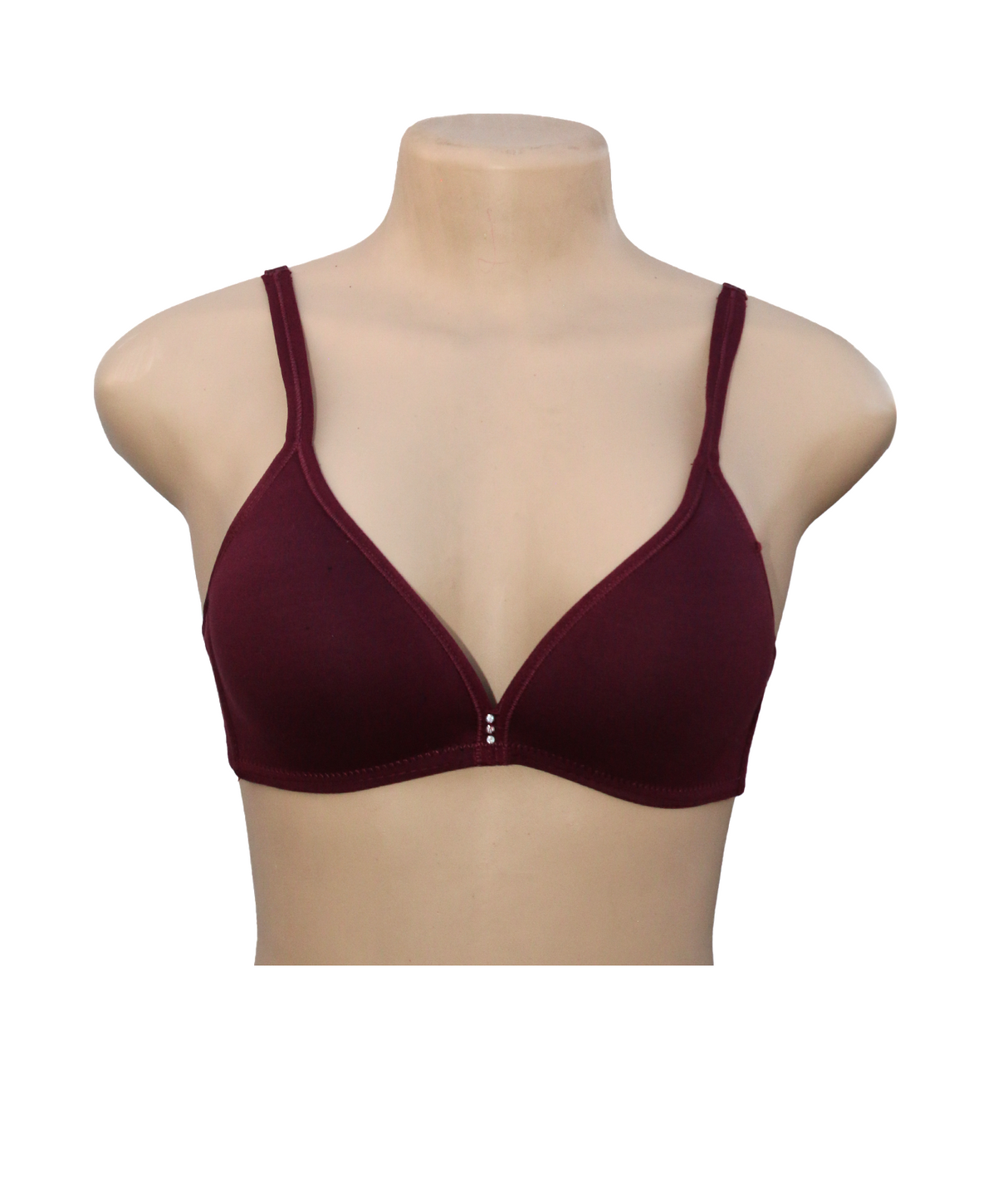 bra cotton foam maroon 8823