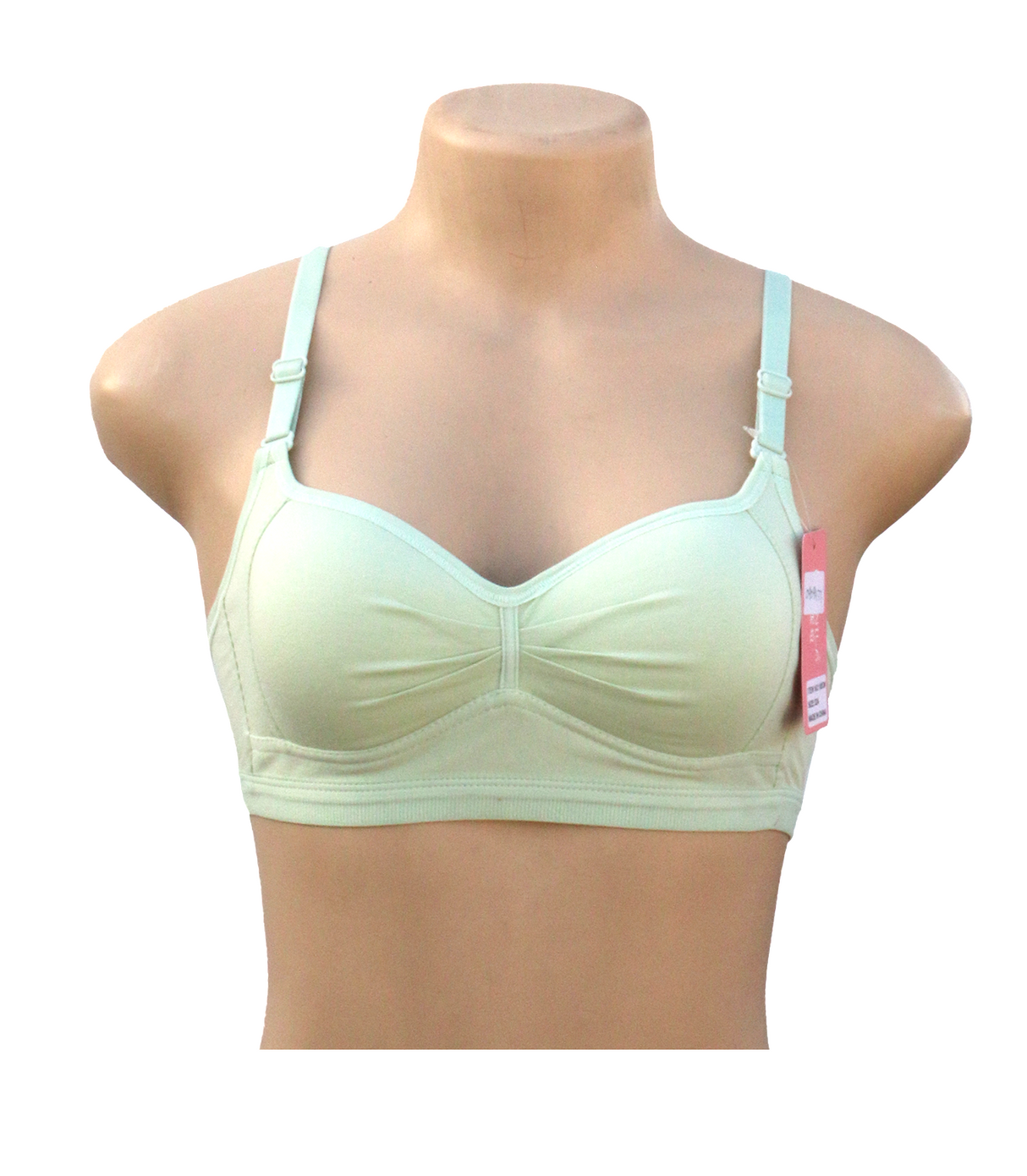 bra cotton foam light green 1853