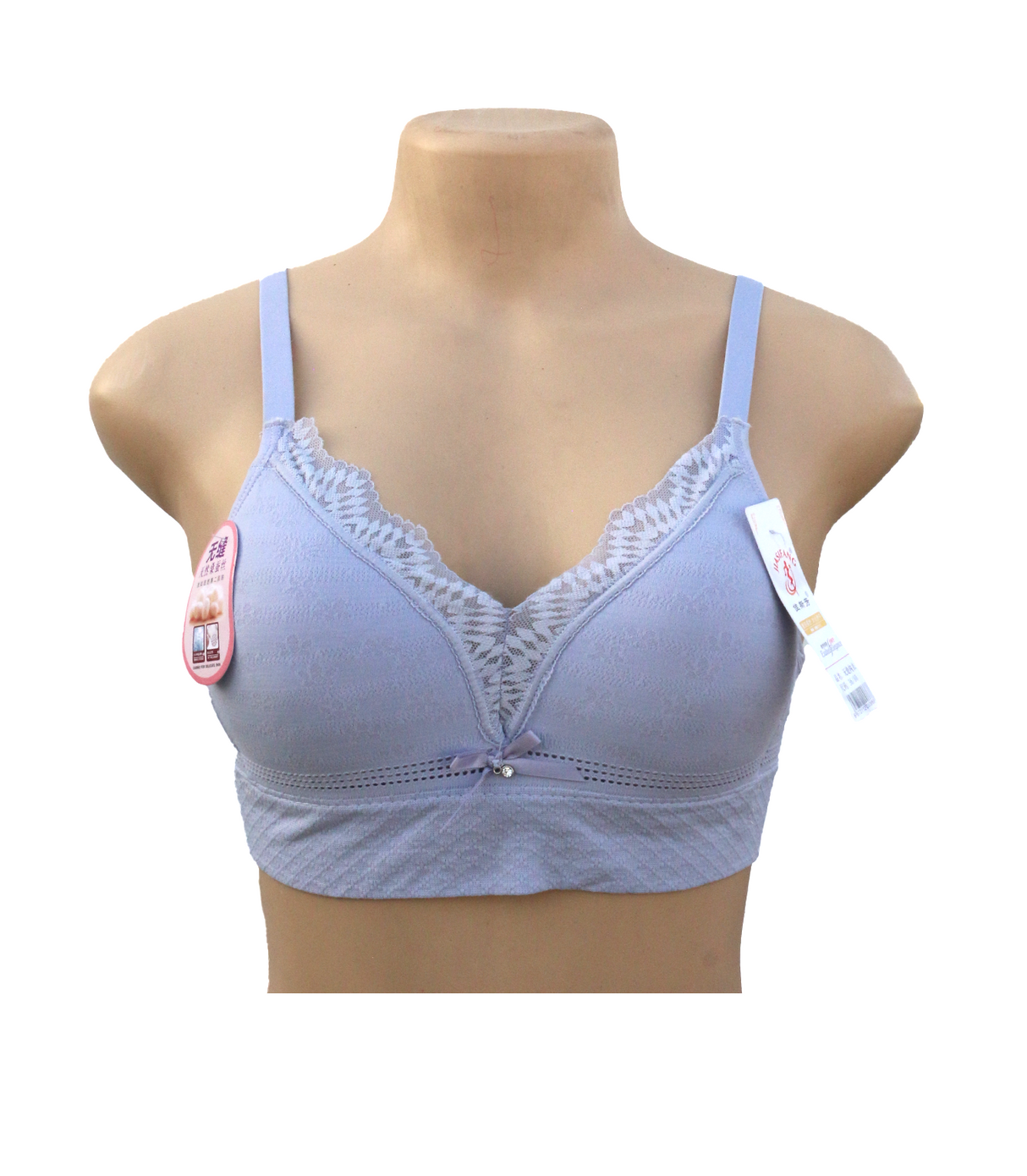 bra cotton soft foam gray 0713