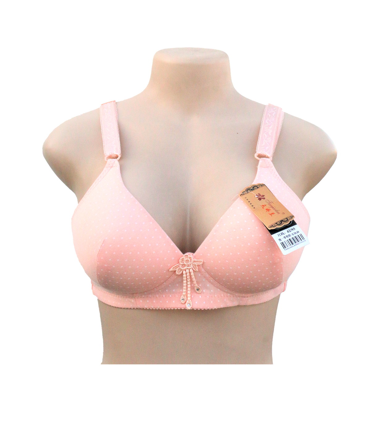 bra cotton foam peach 3353