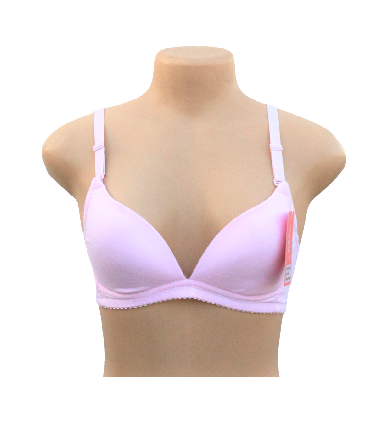 bra cotton foam soft pink 802