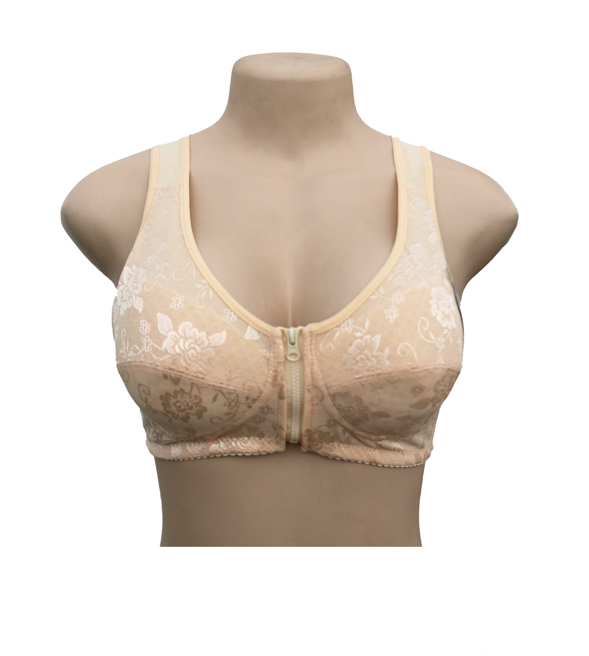 bra feeding net cotton front zip skin 2061