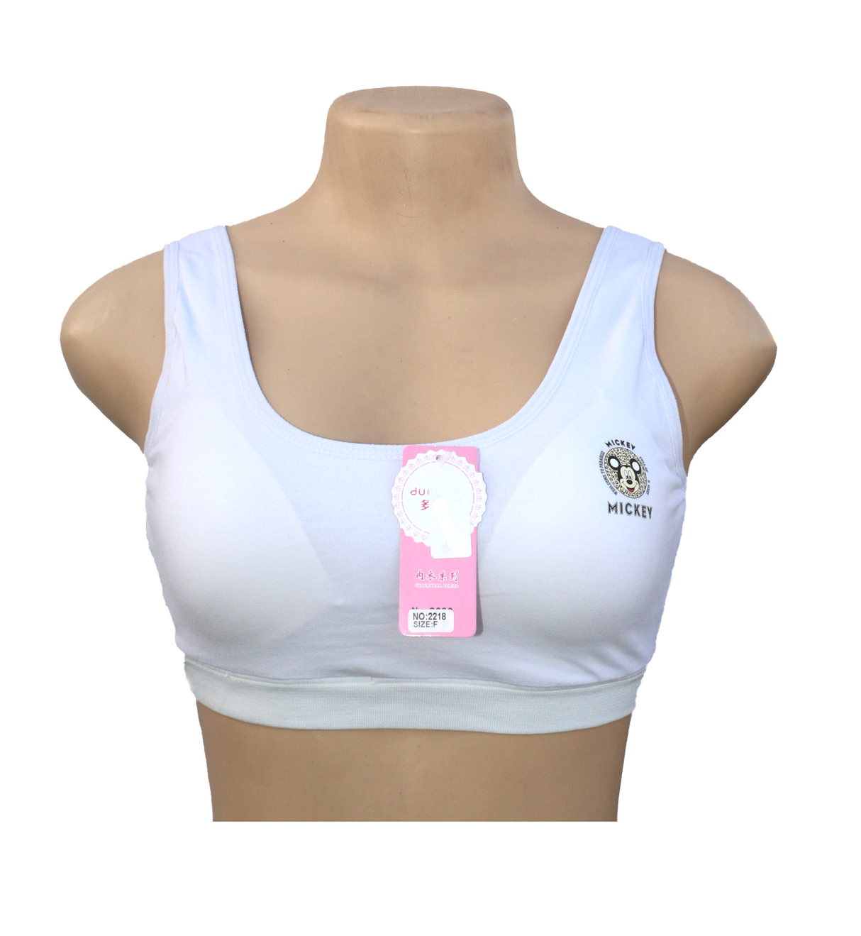 teenage training cotton bra for light gray girls 2218