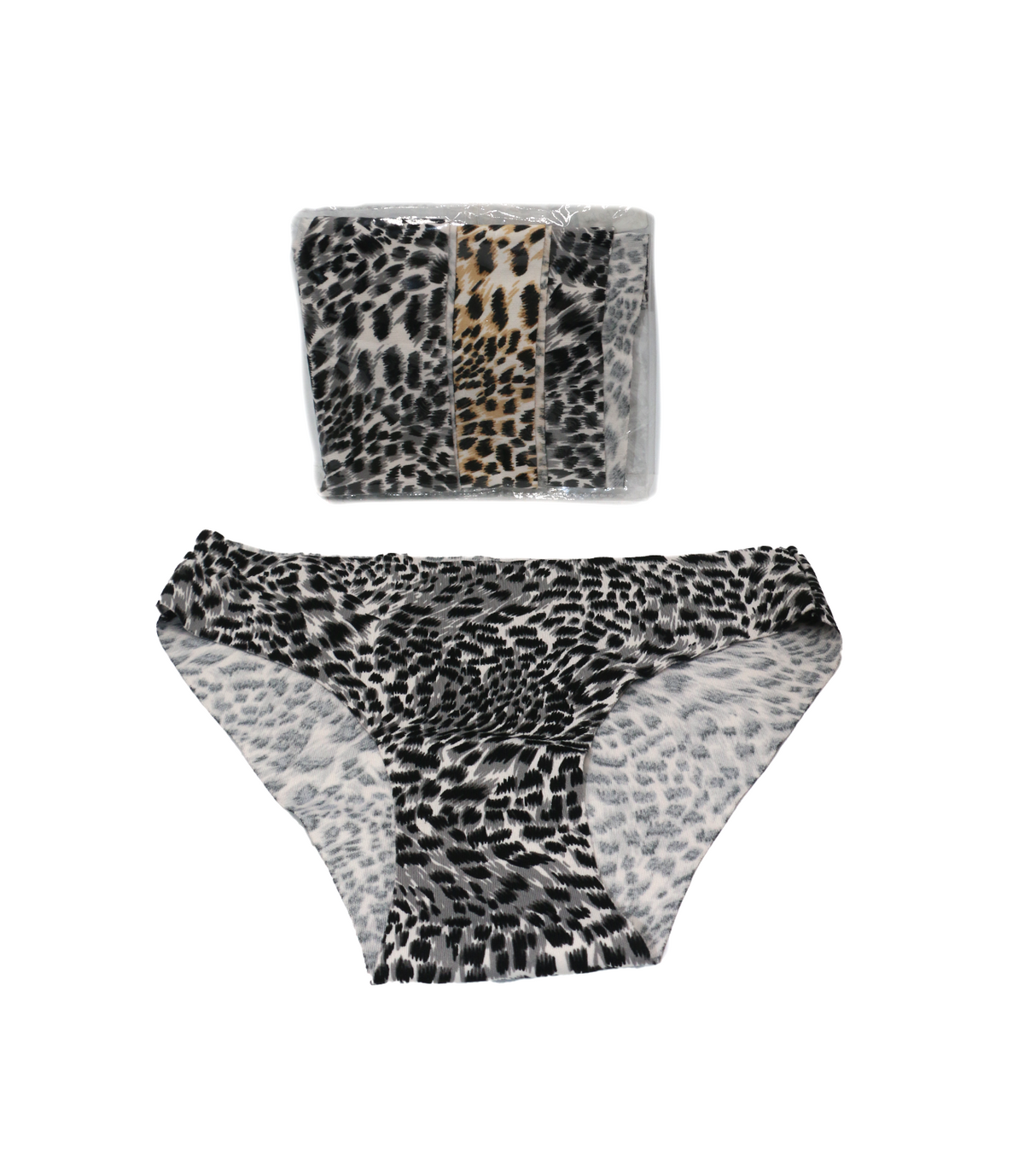 panty pack 3pc seamless tiger print