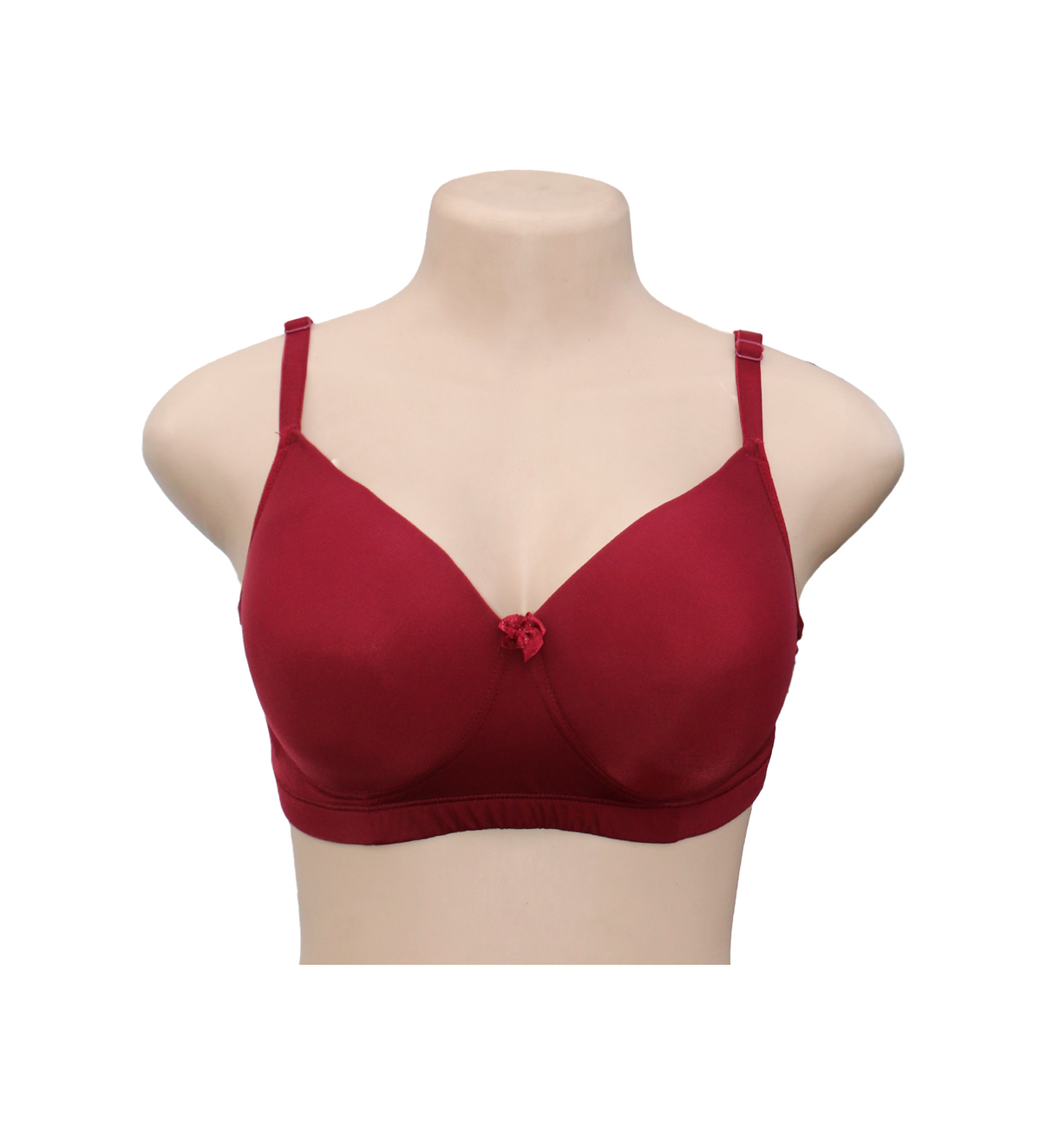 t shirt bra maroon 06