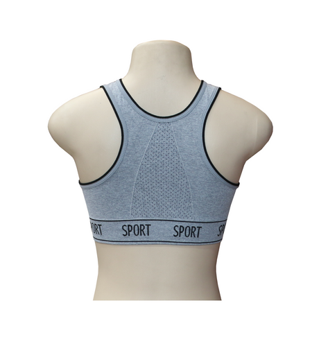 bra sports light grey 6739