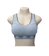 bra sports light grey 6739