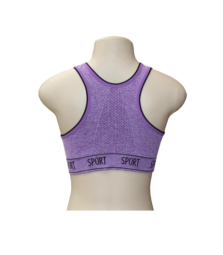 bra sports purple 6739