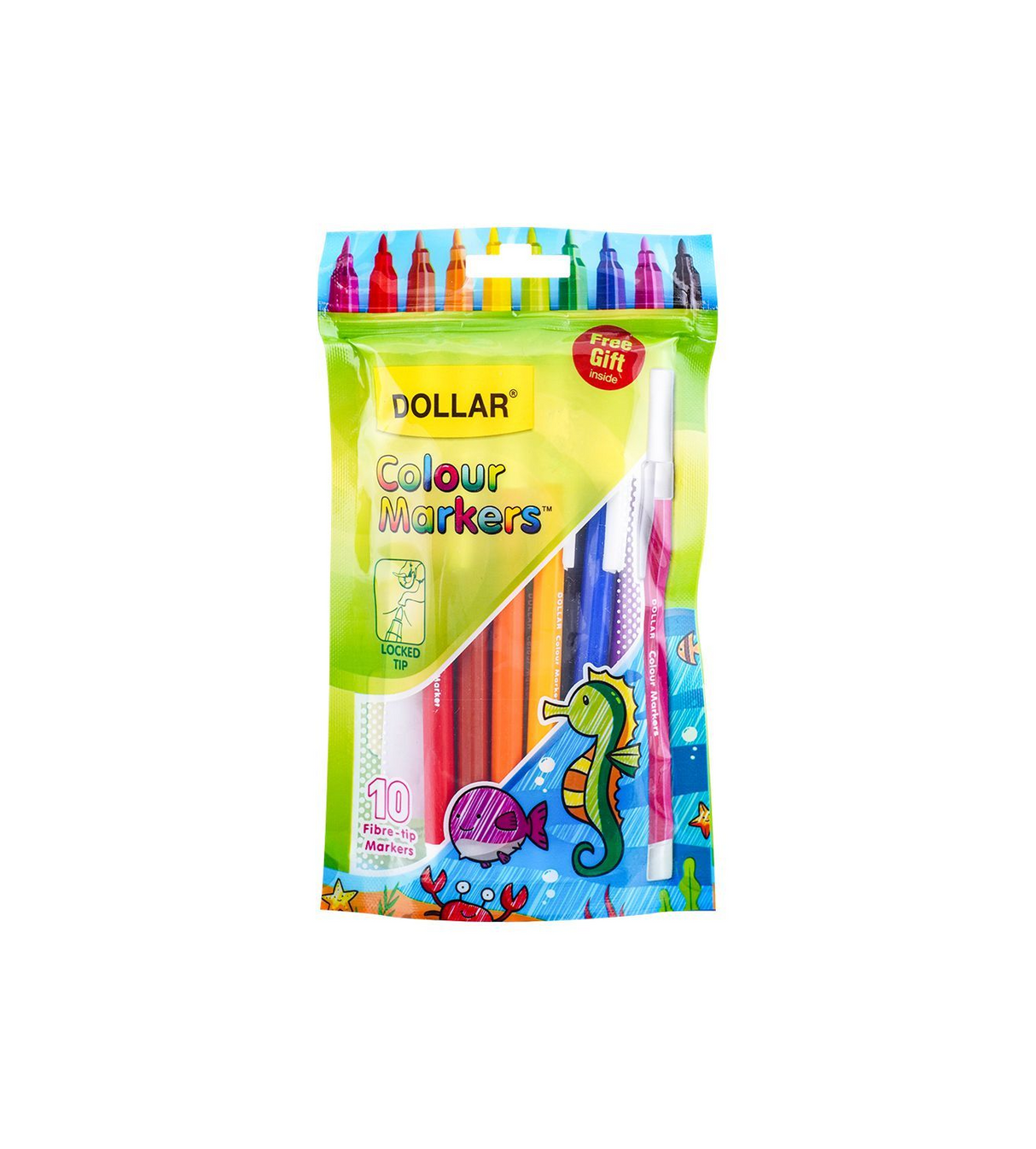 dollar colour marker 10pc