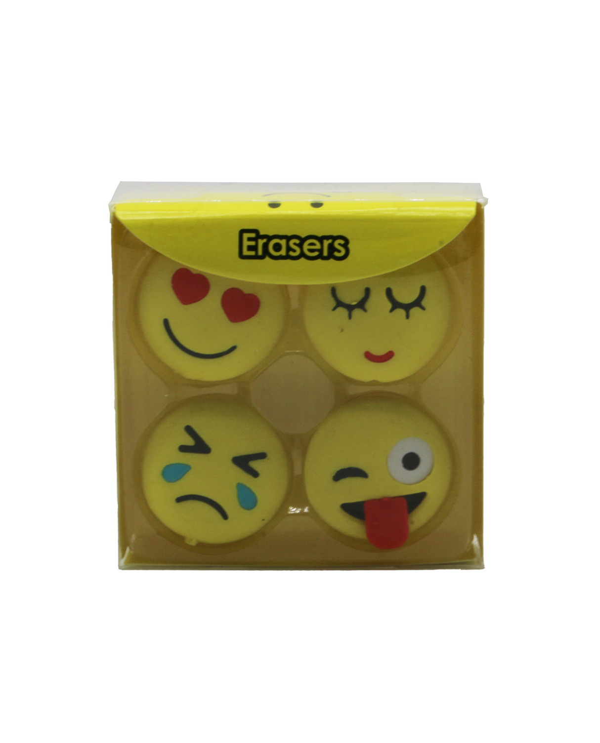 emoji eraser 4pc 8406