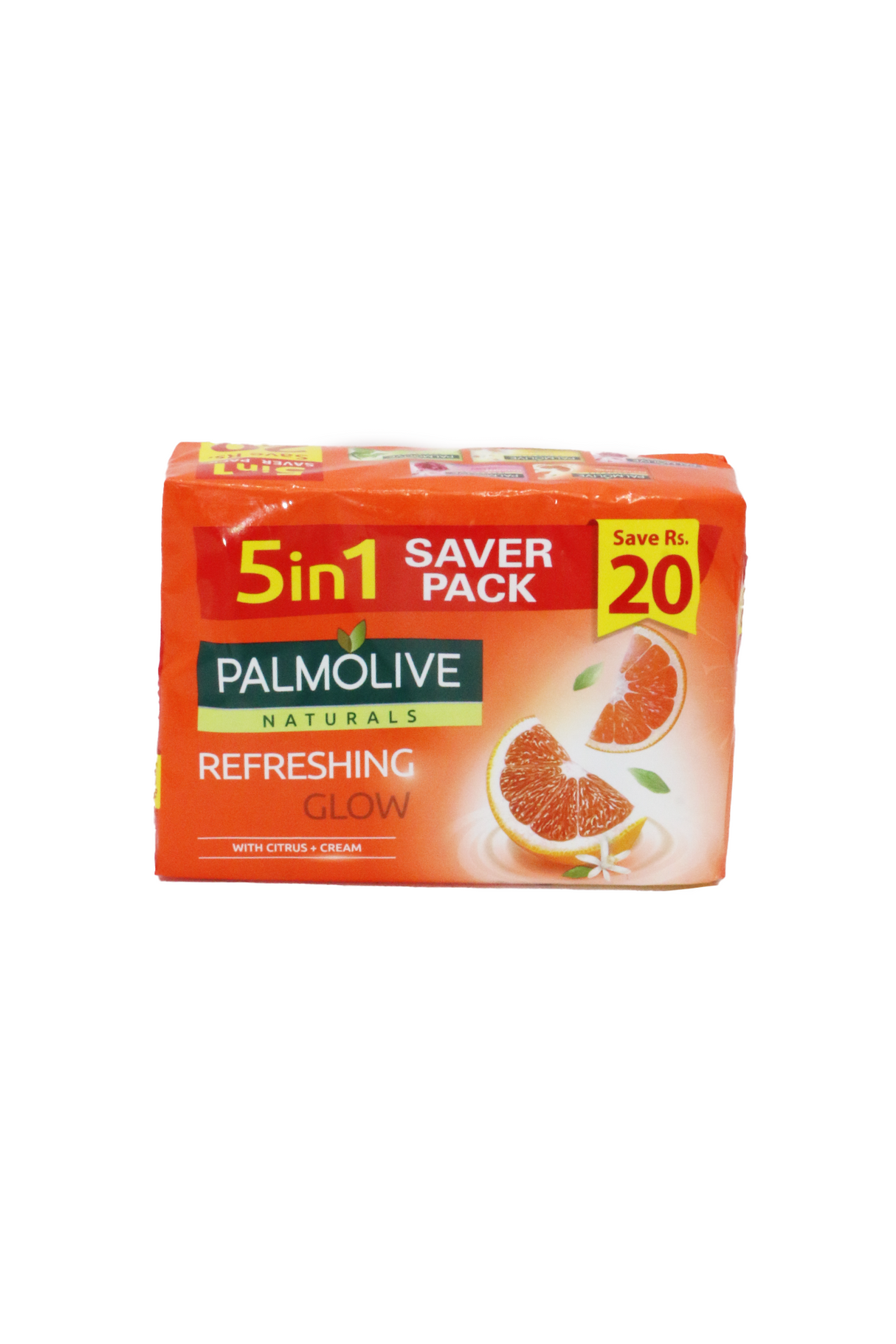 palmolive soap refreshing glow 5pc 98g