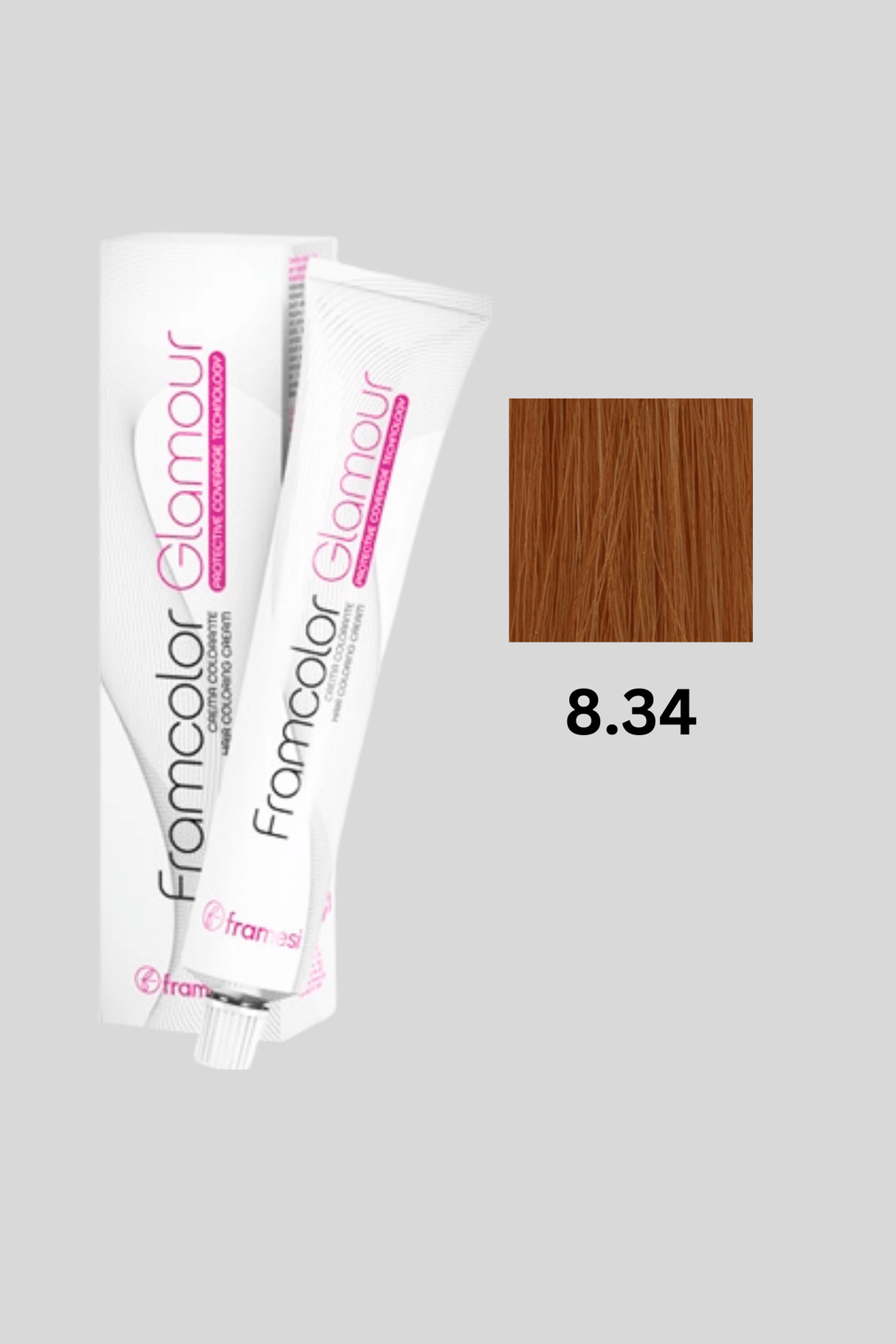 framesi glamour hair color 8.34 100ml