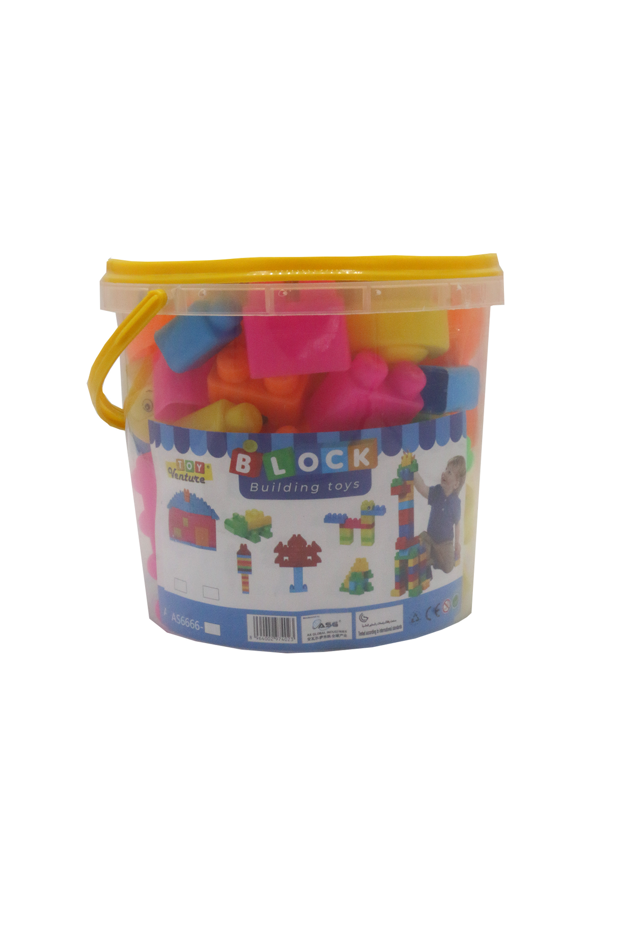 blocks built bucket 75pc as6666m