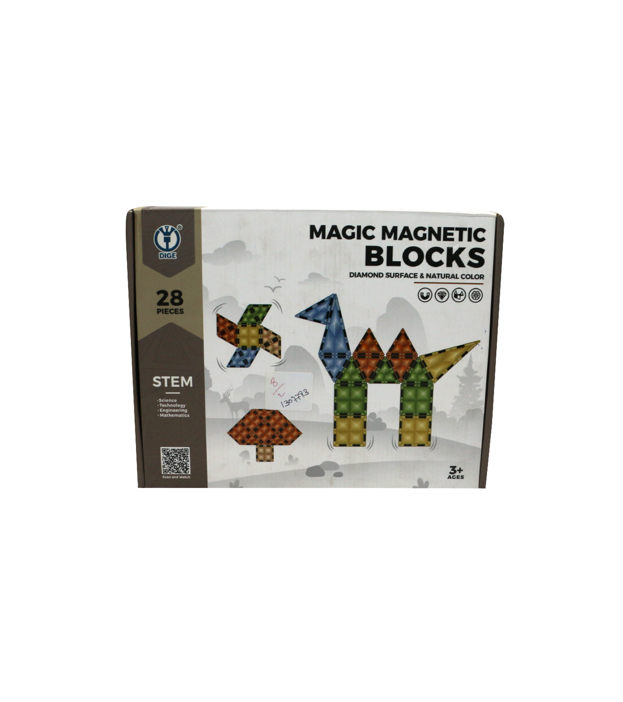 magnetic blocks 36pc jh51