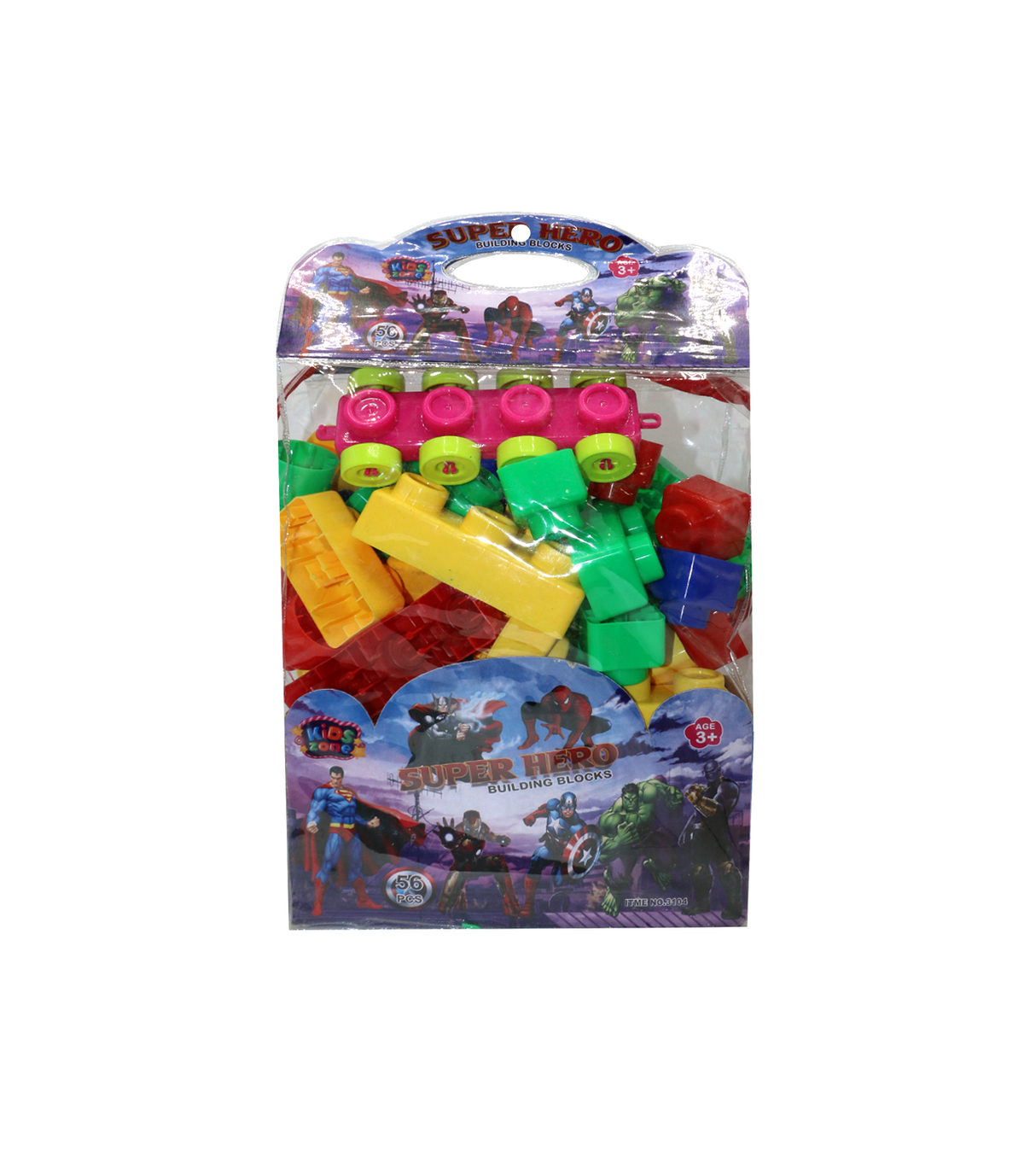 blocks bag 56pc pak 3104