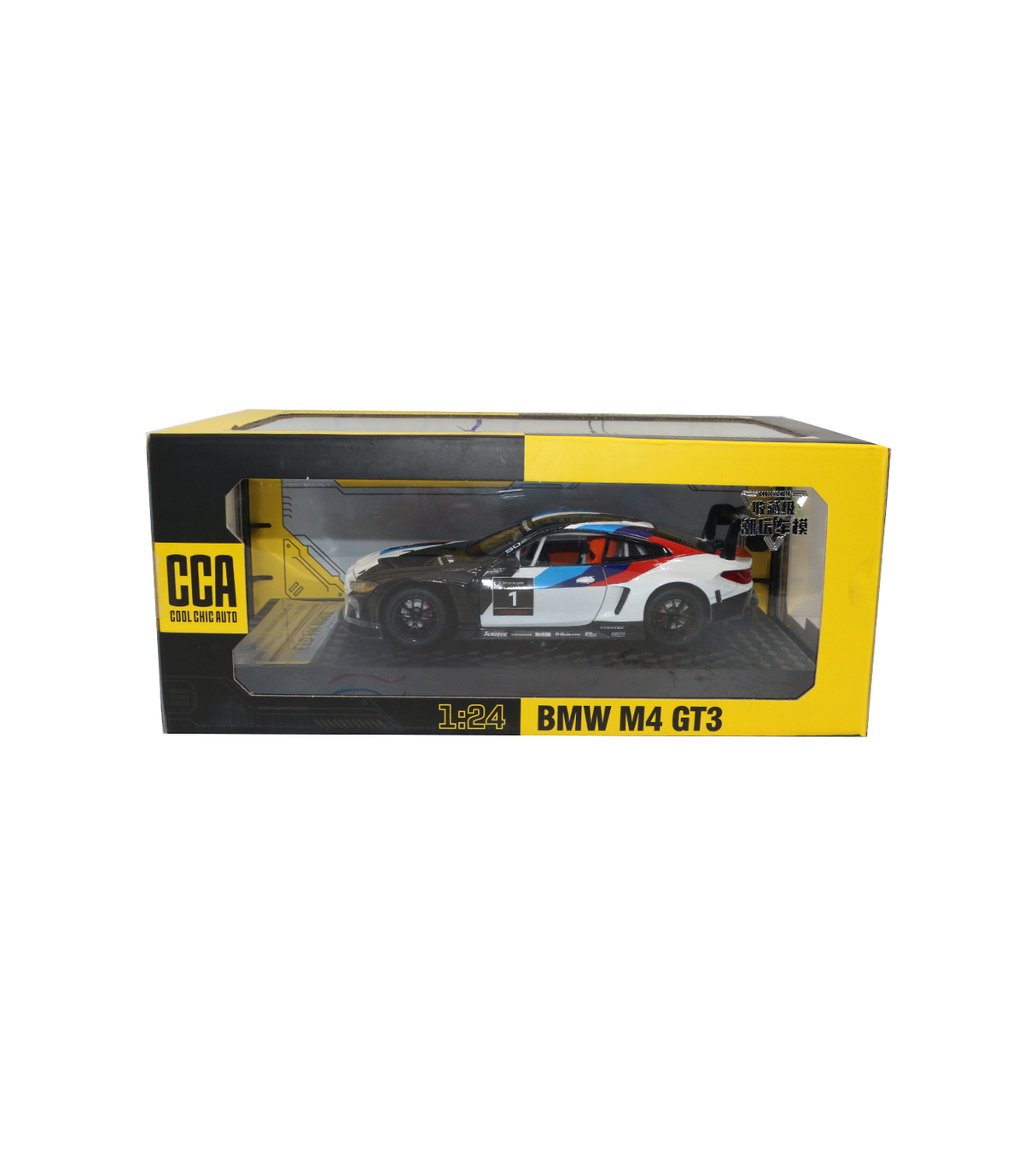 metal car model bmw m4 gt3 1:24 68282k