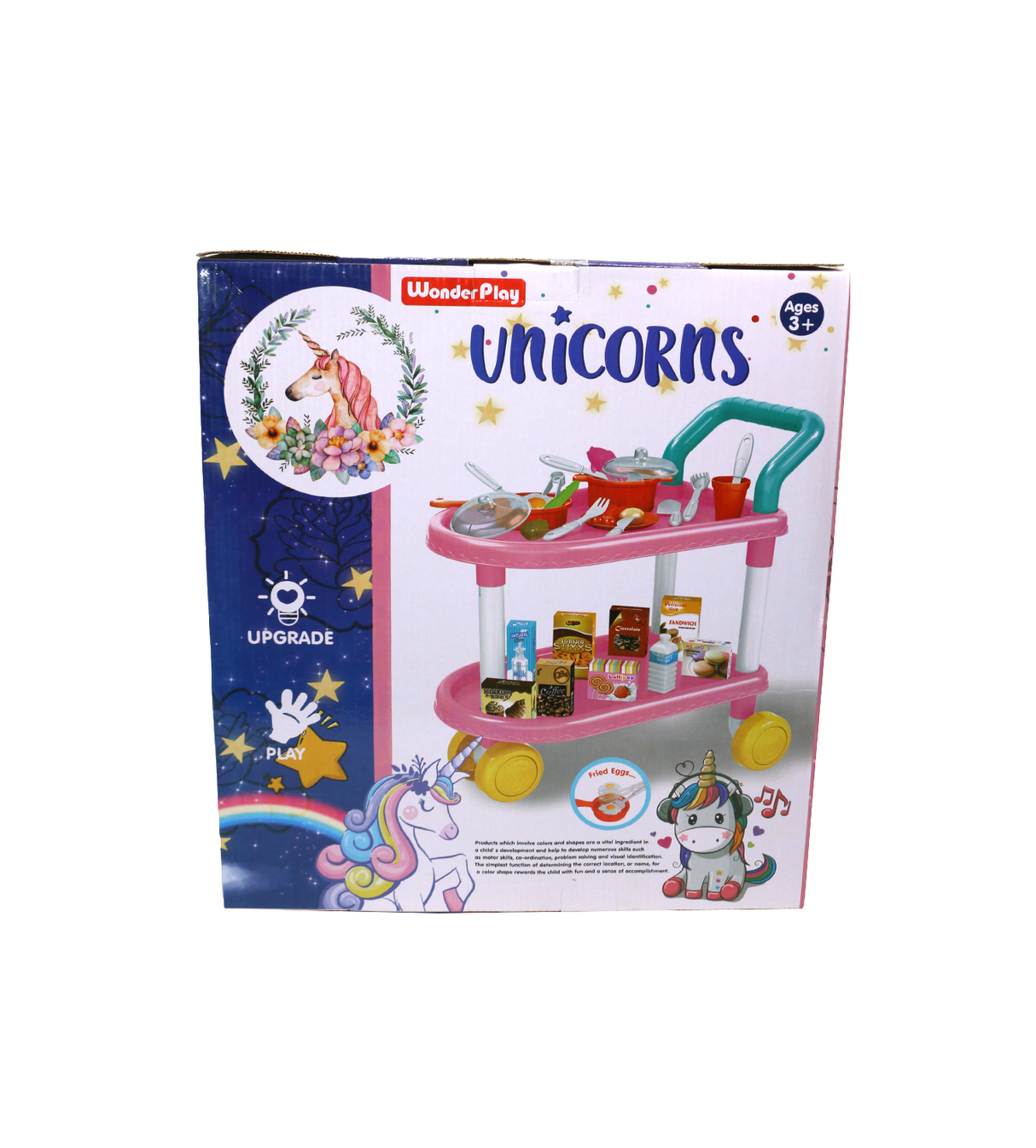 kitchen trolley set unicorns wp922-60uc