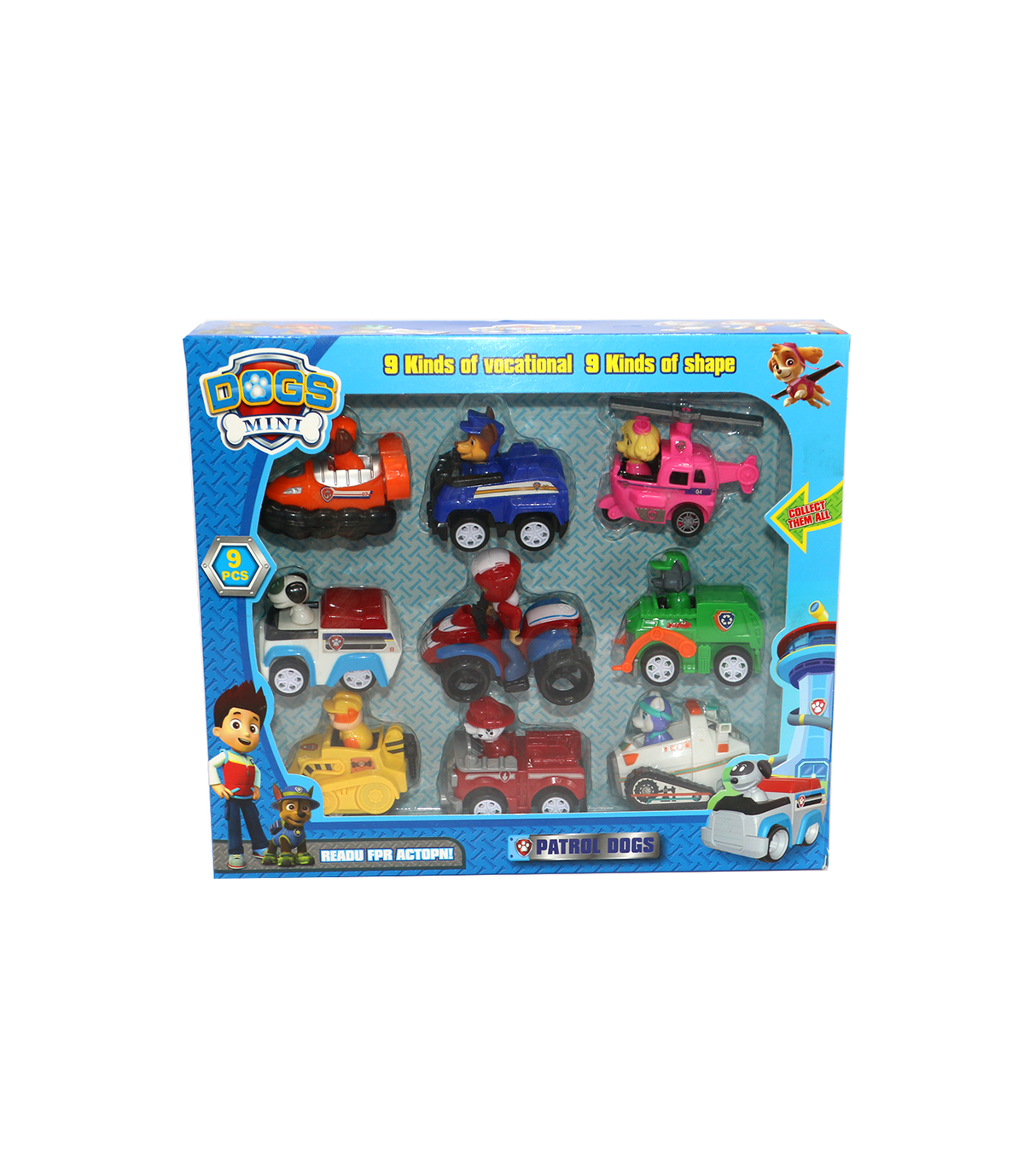 paw patrol 9pc m-99c