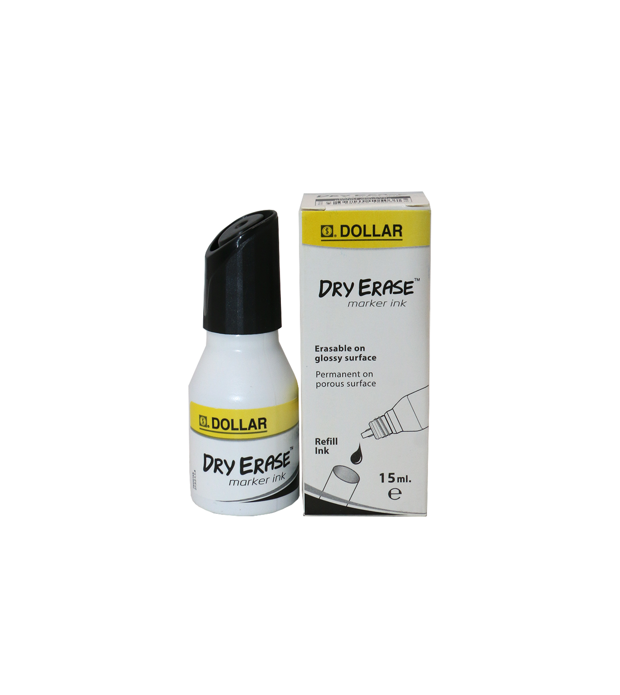 dollar board marker ink black 15ml