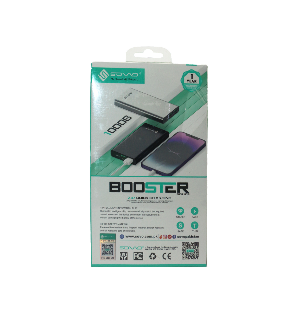 sovo power bank spb 613 10000mah