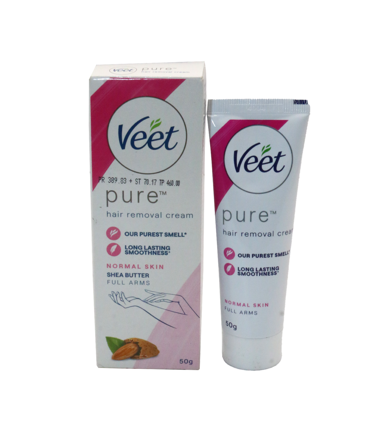 veet pure normal skin hair removal cream 50g