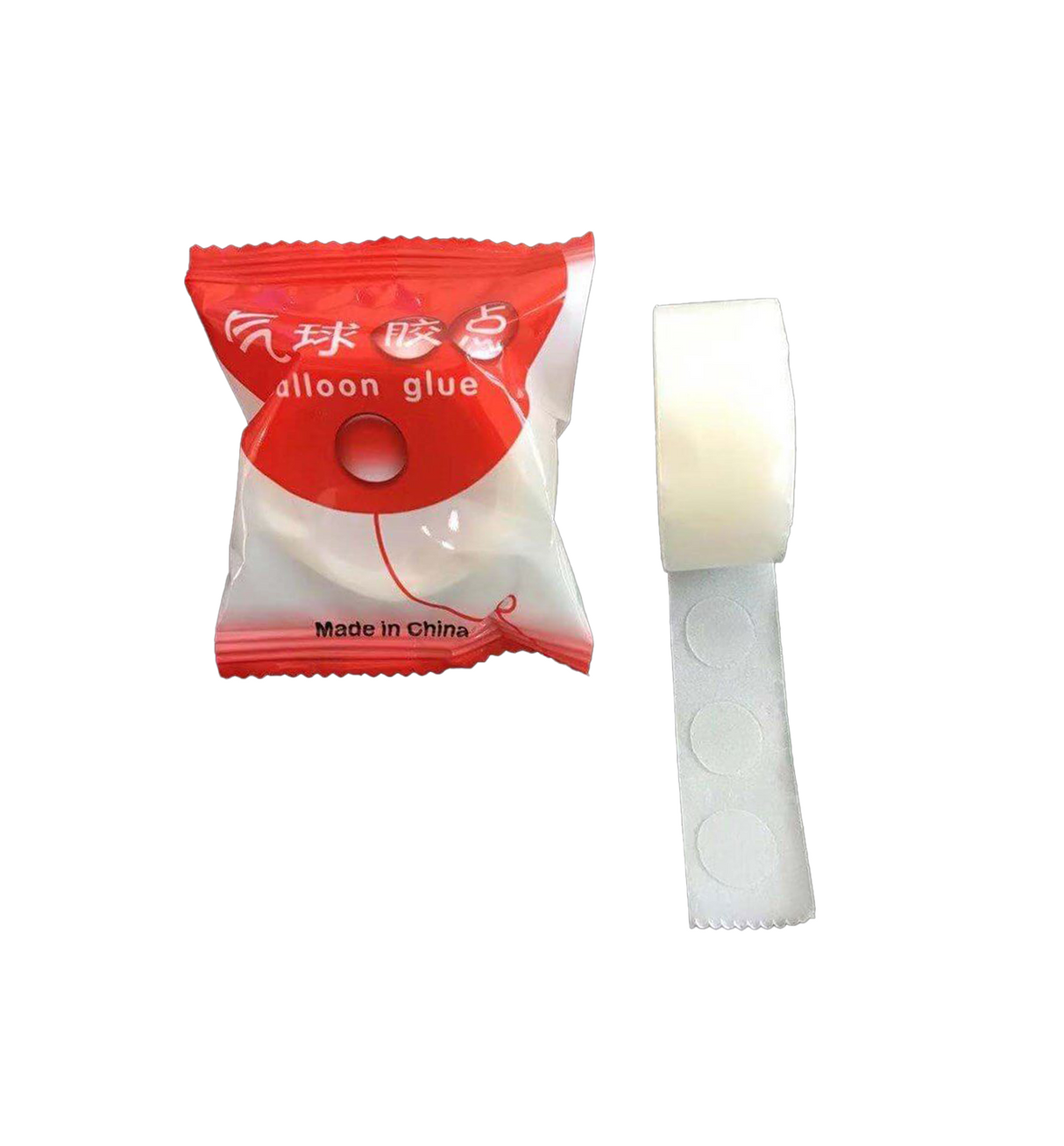 balloon tape glue dot