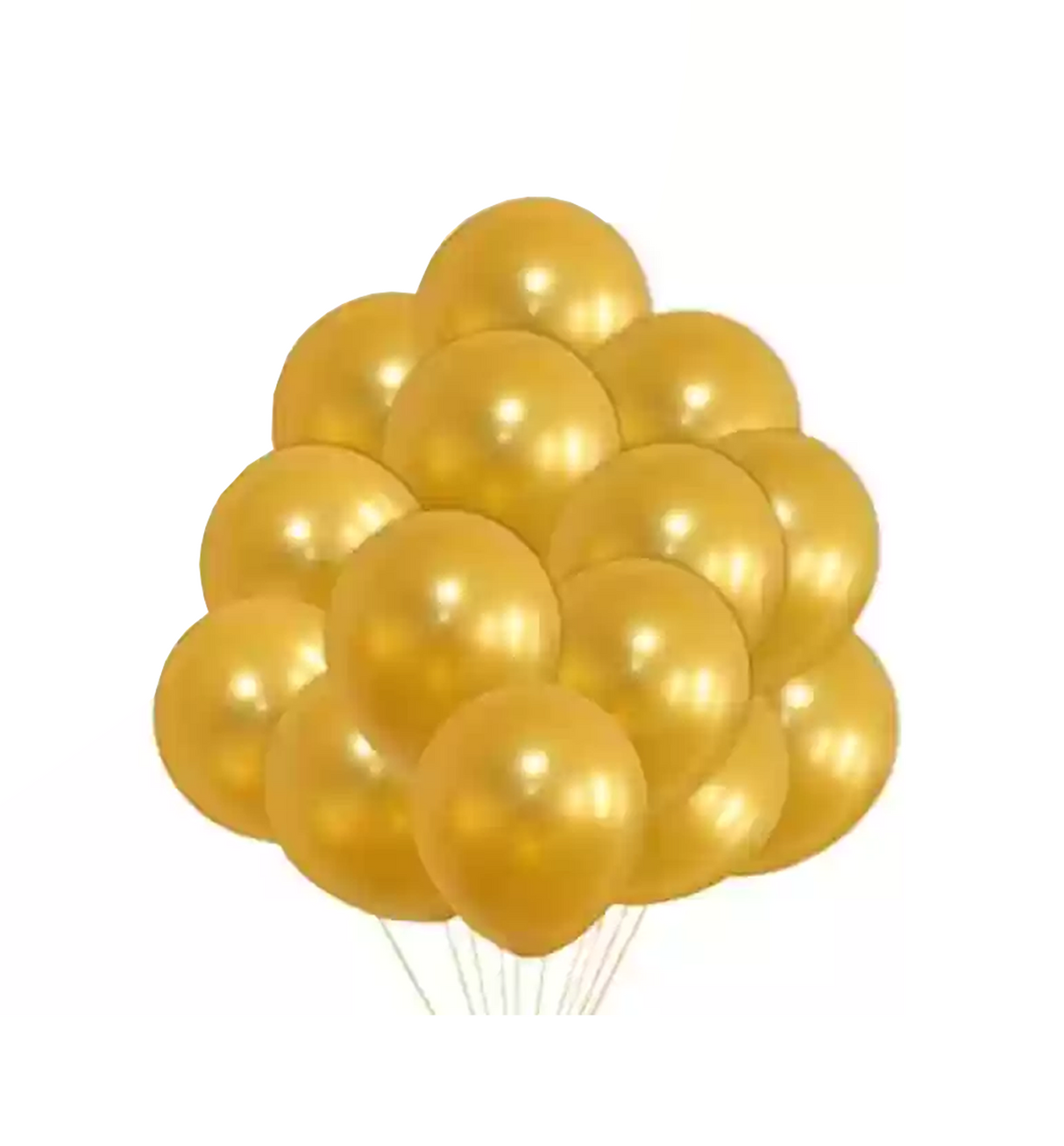 balloon 25pc golden