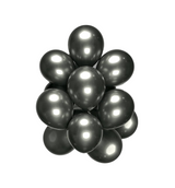 balloon 25pc metallic black