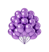 balloon 25pc metallic purple