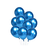 balloon 25pc metallic blue