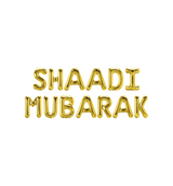 foil balloon shadi mubarak 12pc foil