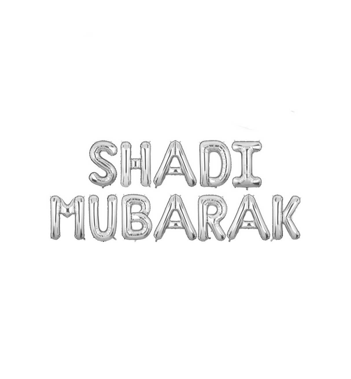 foil balloon shadi mubarak 12pc foil