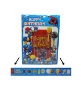 happy birthday theme spider-man  for boys