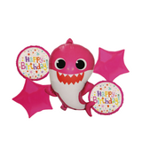 foil balloon 5pc baby shark for girls