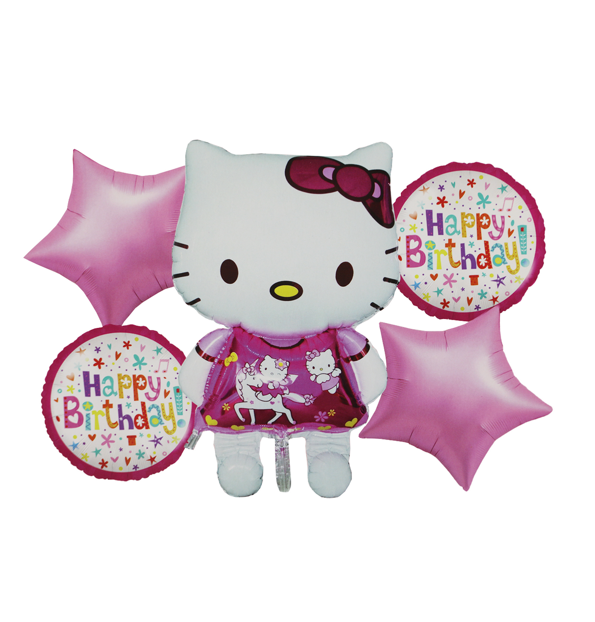 foil balloon 5pc hello kitty for girls