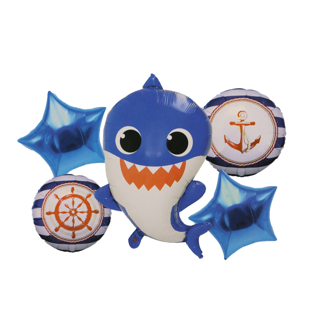 foil balloon 5pc baby shark for boys