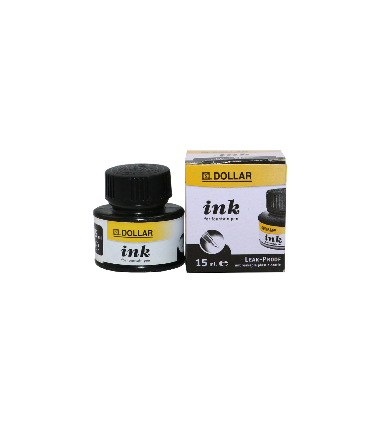 dollar fountain pen ink pot black 15ml