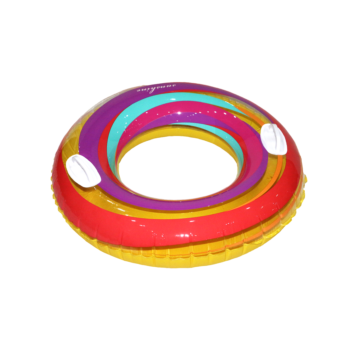 swimming ring rainbow 34" infltable sy- a2133