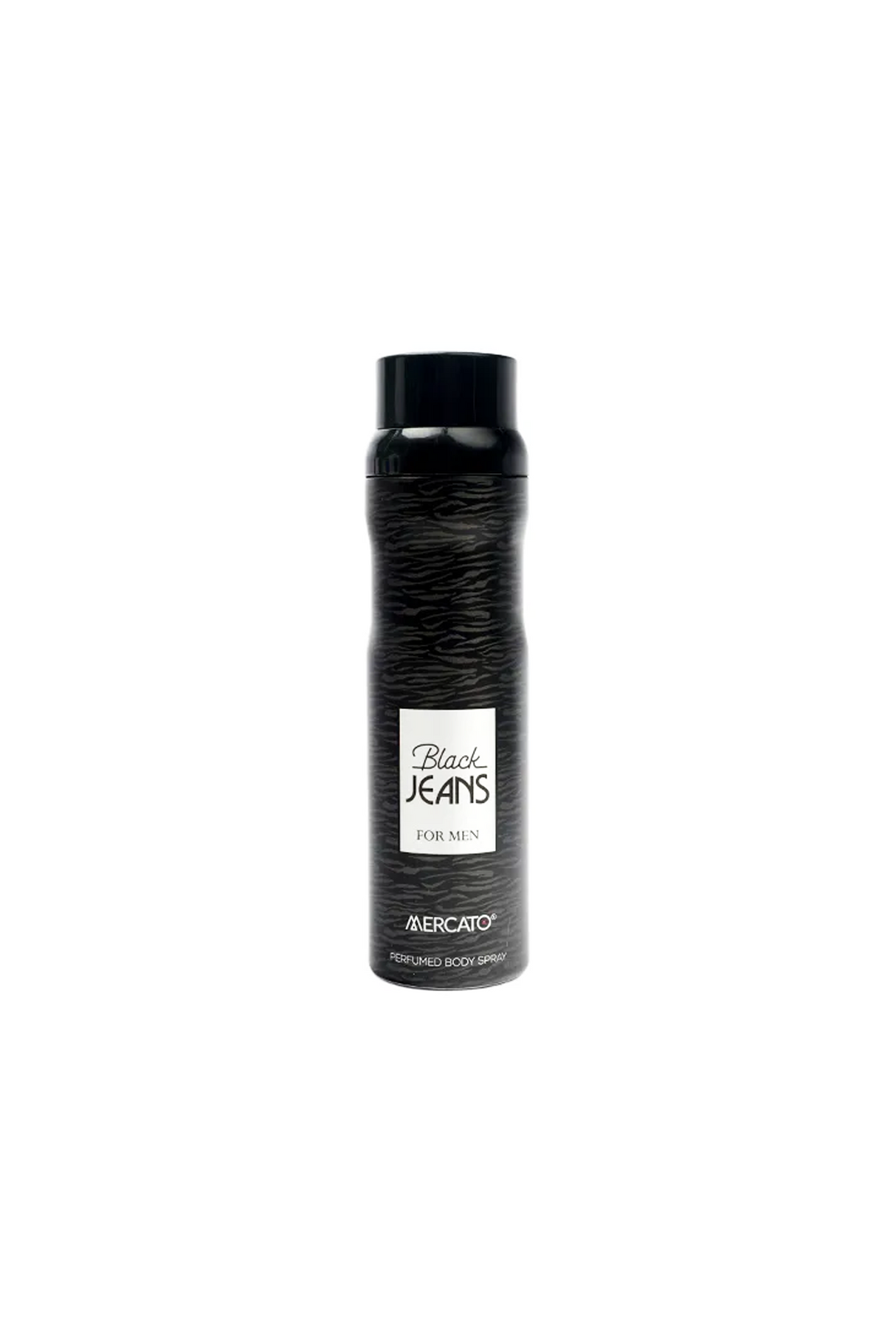 mercato black jeans deodorant body spray 200ml for men