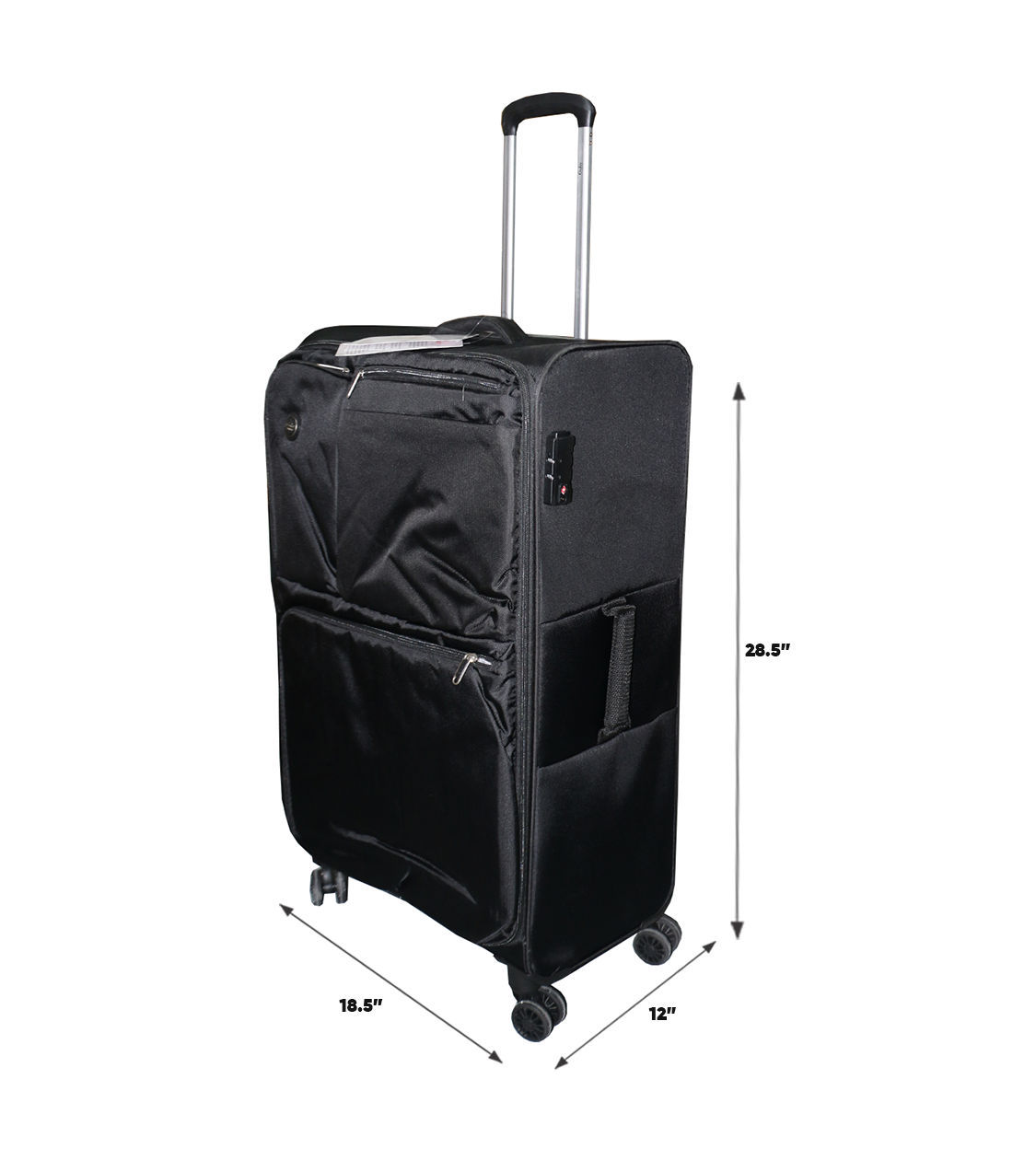 goby luggage trolley travel bag 2 handle 28" china d807