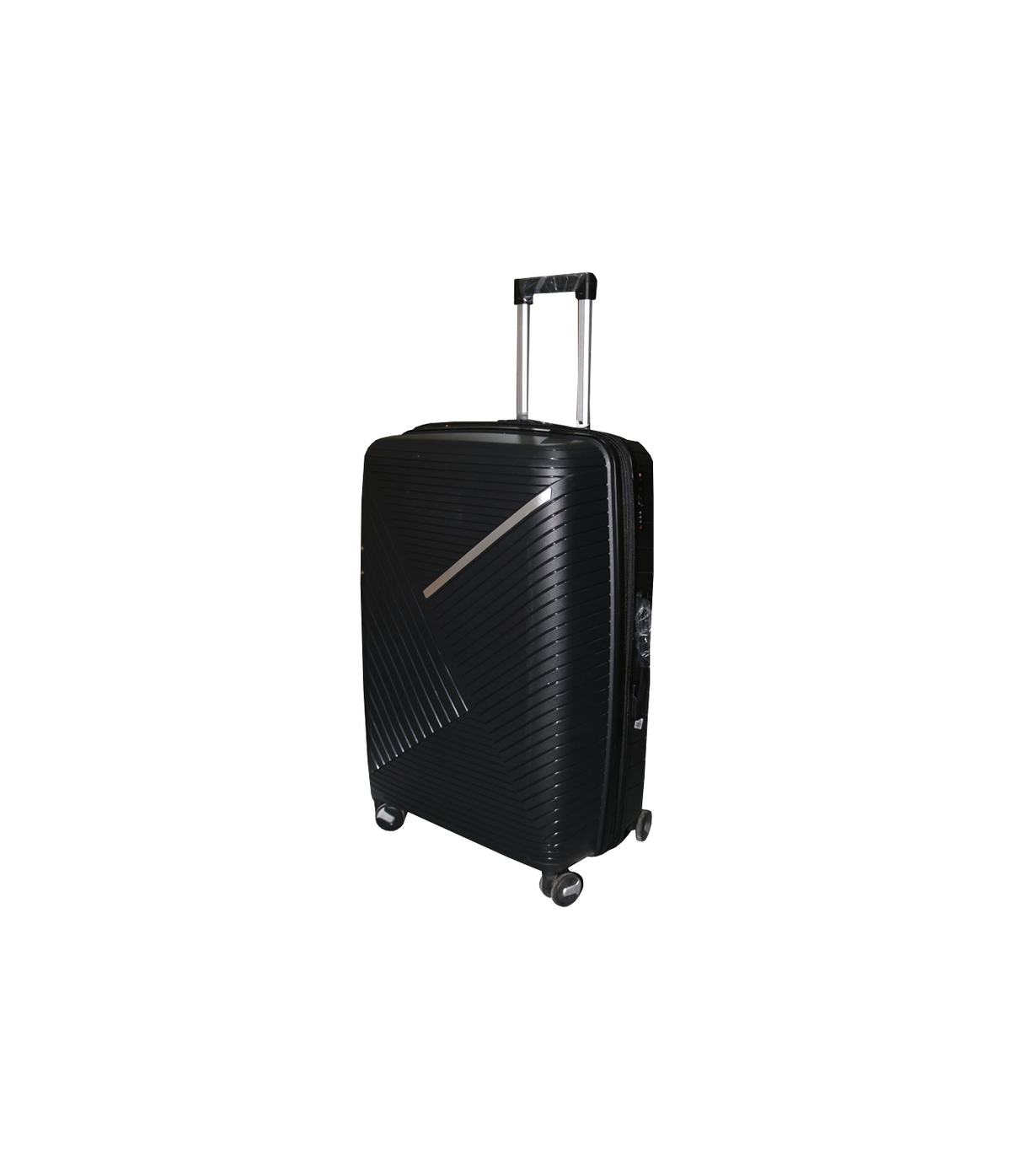 fiber luggage trolley travel bag 2 handle 20" china d808