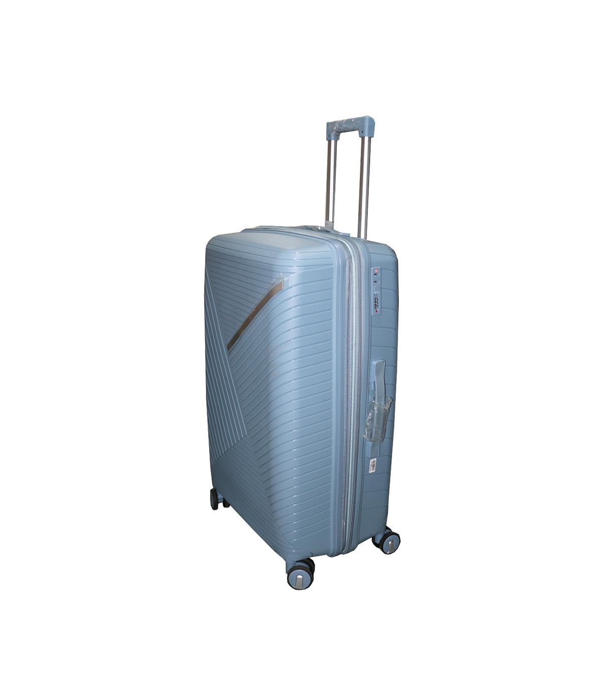 fiber luggage trolley travel bag 2 handle 24" china d809