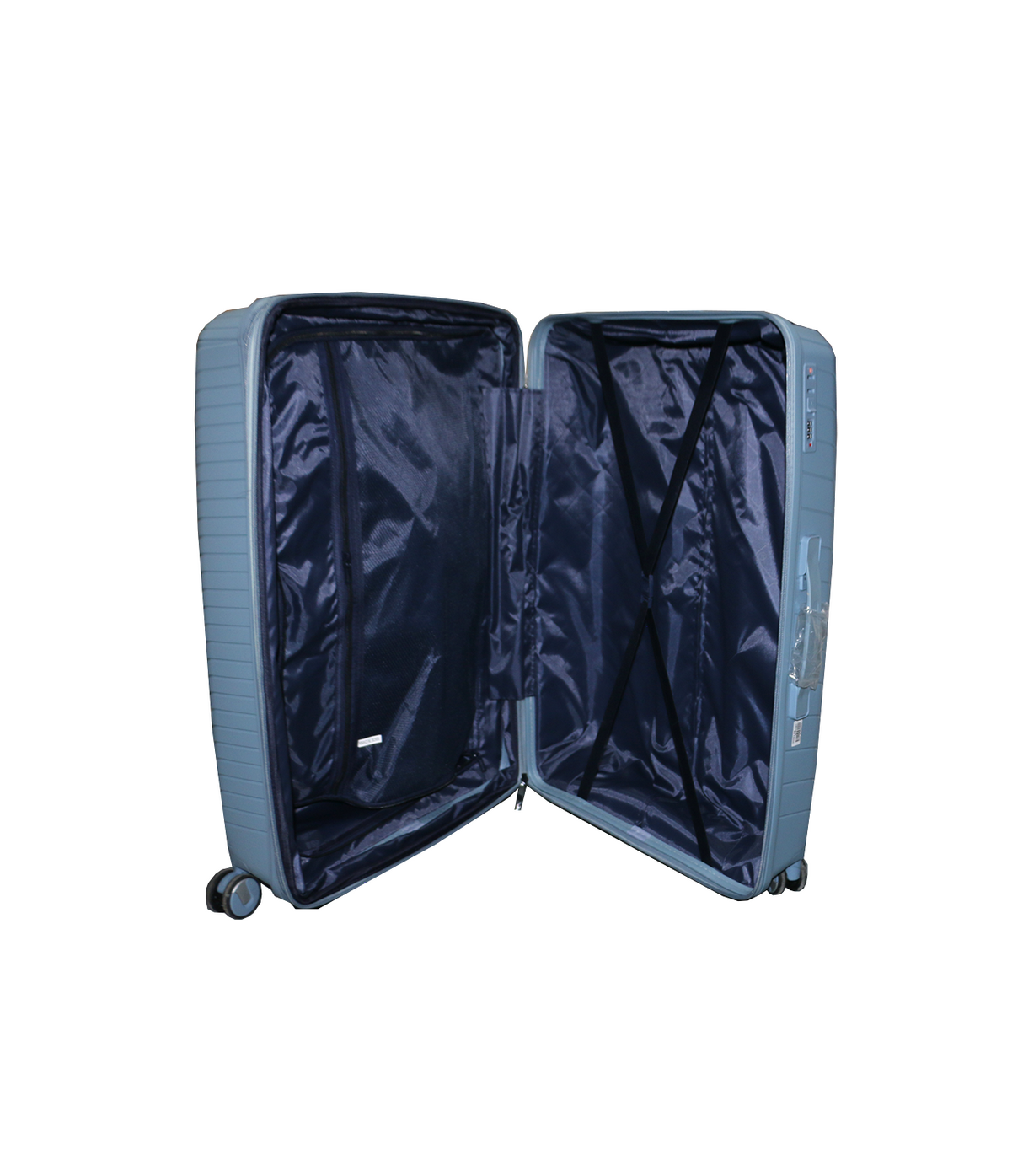 fiber luggage trolley travel bag 2 handle 24" china d809