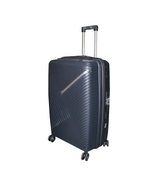 fiber luggage trolley travel bag 2 handle 24" china d809