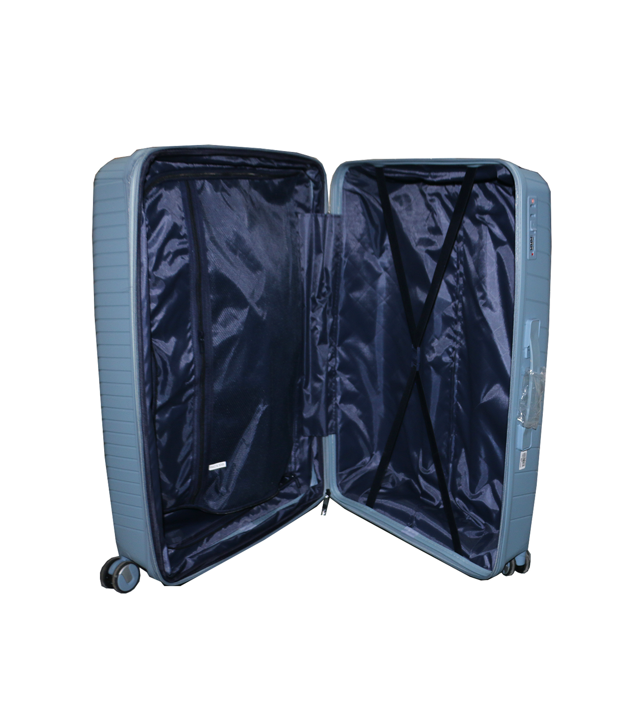 fiber luggage trolley travel bag 2 handle 28" china d810