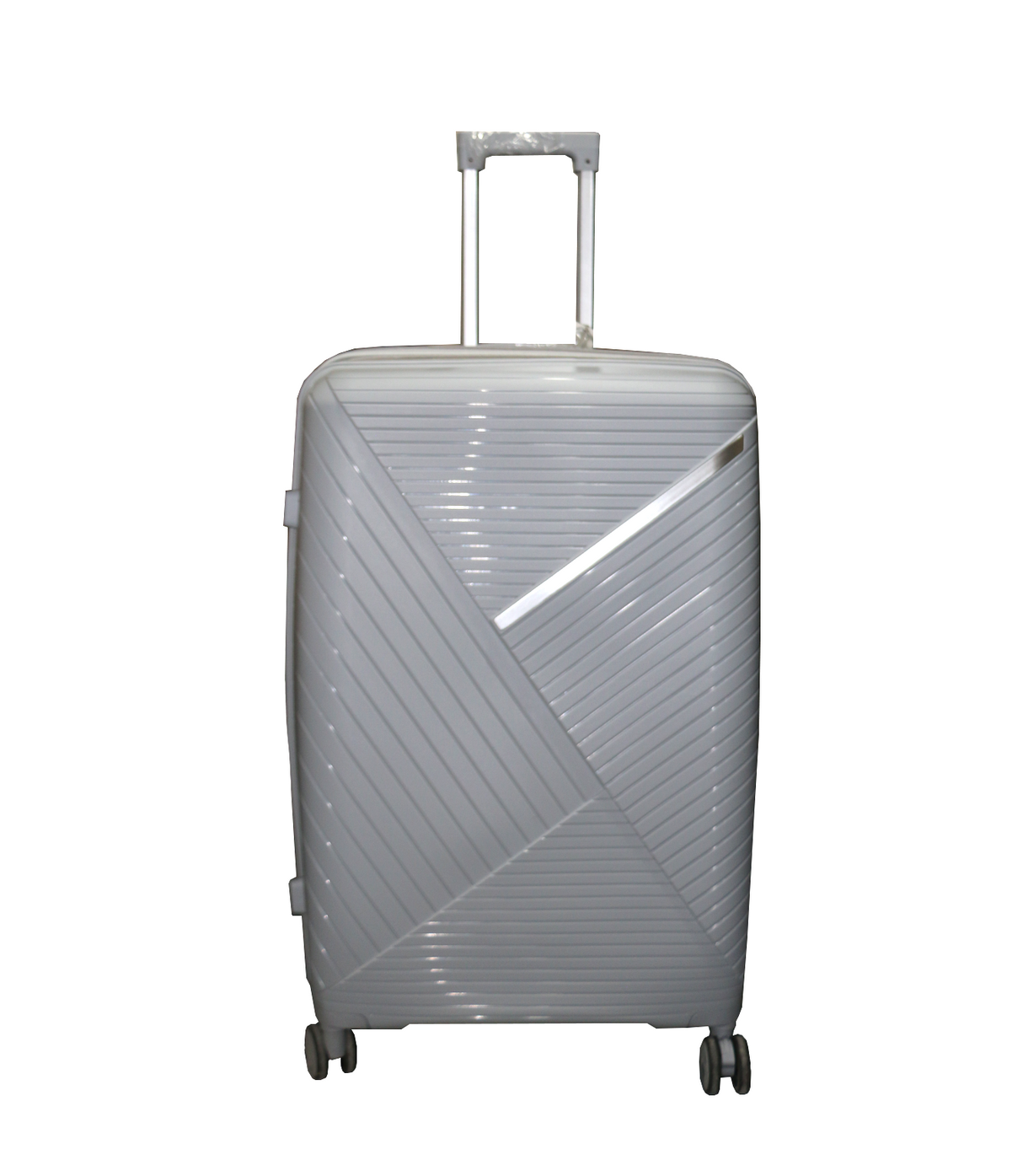 fiber luggage trolley travel bag 2 handle 28" china d810