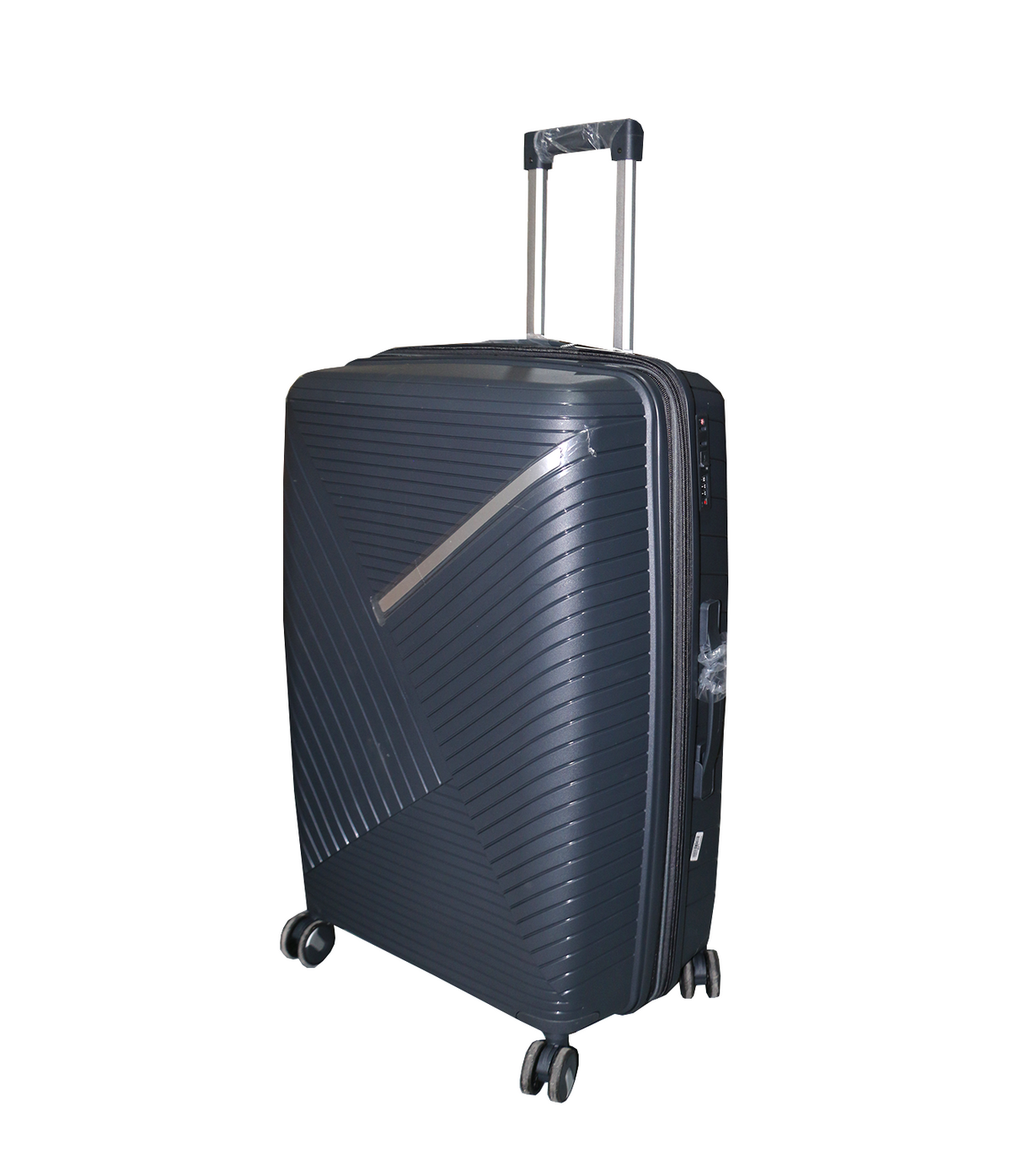 fiber luggage trolley travel bag 2 handle 28" china d810