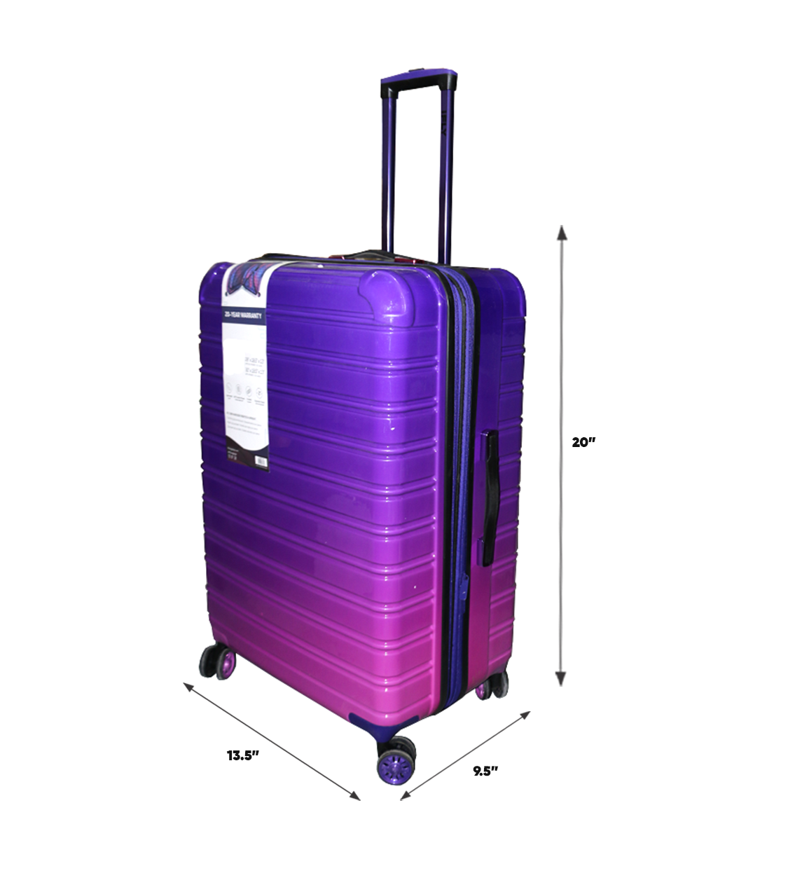 ifly luggage trolley travel bag 2 handle 20" china d814